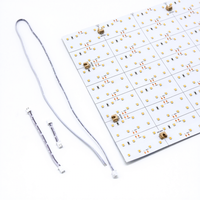 Panneau LED décoratif haute efficacité 4500LM 2835 DC24V en feuille de mica pour panneau LED flexible incurvé 448LED UL CE