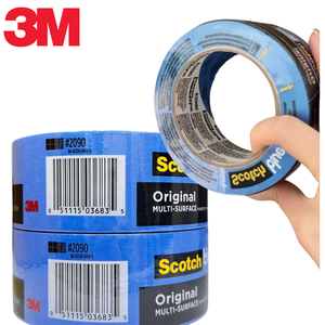 เทปปิดขอบ 3M 2090 ScotchBlue สำหรับตกแต่ง ป้องกันขอบกระดาษครีป ใช้ได้กับหลายพื้นผิว สีน้ำเงิน - Product Image 3