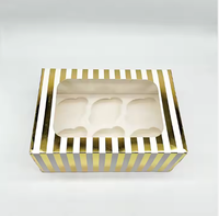 Boîtes à cupcakes transparentes en gros, 6/12/24 emplacements, écologiques, pour pâtisseries et desserts, idéales pour les fêtes d'anniversaire