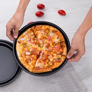 Teglie per <span class=keywords><strong>Pizza</strong></span> Antiaderenti di Piccole Dimensioni, Diametro 15 cm (6 Pollici), Fondo Piatto Rotondo per Forno - Product Image 6