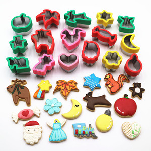 Factory Metal Cookie Cutter Christmas Pastry Fondant Cookie Set Moon Angel Sock Shapes - Product Image 2