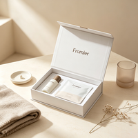 Carte-cadeau en carton de luxe personnalisée avec logo magnétique en forme de livre pour mariage, cosmétiques, bijoux, parfums, vente en gros