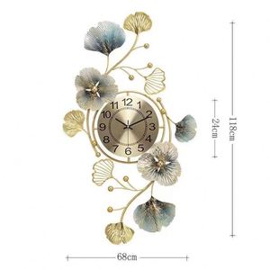 79CM 83cm 118CM Large Modern Luxury Single Face Metal Watch <b>Wall</b> <b>Clock</b> Home Decor Quartz <b>Silent</b> - Product Image 5