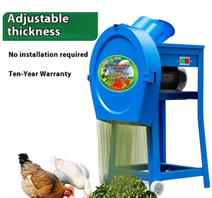 Nueva máquina de procesamiento de alimentación eléctrica de alta calidad para animales pequeños, cerdos, picadora doméstica, alimentador de pollo, molinillo de hierba - Product Image 6