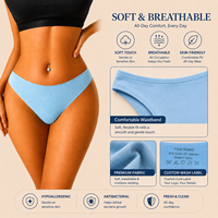 Braguitas de Bikini de Talle Bajo para Mujer, Ropa Interior Suave, Transpirable y Elástica, Logotipo Personalizado, Marca Privada, OEM, ODM, Venta al Por Mayor