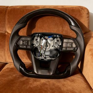 Volante de Coche en Negro Piano, Compatible con Toyota Hilux N70 N80 Fortuner Land Cruiser LC300 LC200 Prado LC79 <span class=keywords><strong>GR</strong></span>, Piezas Automotrices - Product Image 1