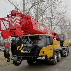 Grue sur camion tout-terrain Sany QY50 de 50 tonnes d'occasion, pièces d'origine, fonctionnement fluide, haute efficacité pour les travaux d'ingénierie - Product Image 1