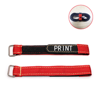 Logo personnalisé d'usine Crochet et boucle Bracelet de batterie Lipo en cuir non-s