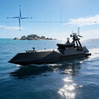 Plateforme de recherche marine avancée, bateau autonome multi-capteurs pour la prospection en eaux profondes