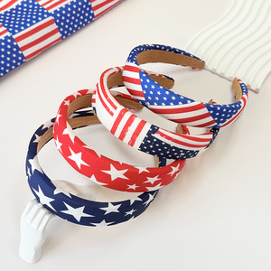 Diademas con la Bandera Estadounidense al por Mayor, Accesorio para el Cabello del 4 <span class=keywords><strong>de</strong></span> Julio, Día <span class=keywords><strong>de</strong></span> la Independencia, Diademas Patrióticas con Estrellas y Rayas para Regalos - Product Image 2