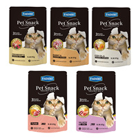85g * 12 sacs de Moules de Lapin de Poulet Riche en Protéines Pochette de Nourriture pour Chat Gain de Poids Boost d'Humidité Nourriture Humide pour Pet Chat Sans Grain
