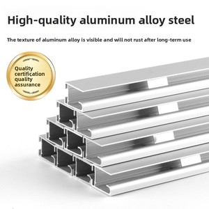 Support de suspension carré en alliage d'aluminium <span class=keywords><strong>pour</strong></span> drapeaux publicitaires, drapeaux suspendus et affiches, <span class=keywords><strong>pour</strong></span> supermarchés, couleur argent, marque KT Square Silver China - Product Image 3