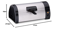 Machine à pain en acier inoxydable mat 570w avec blocs de levure pour la cuisson de gâteaux de pain et de trancheuse de pain outils de cuisson et de pâtisserie combinés