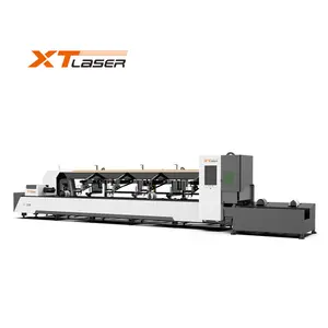 Automatic feeding cnc yag laser cutting machine 2000w tube cutting power 6m*230mm laser type