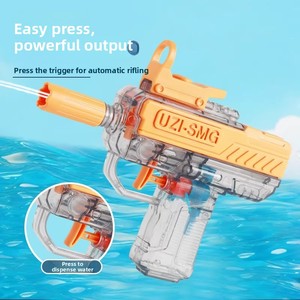 Nouveau pistolet à eau en plastique 2026 pour enfants garçons, haute technologie, pulvérisation à contre-courant, tir manuel par impulsions, mini pistolet à eau modèle WZSQ - Product Image 3