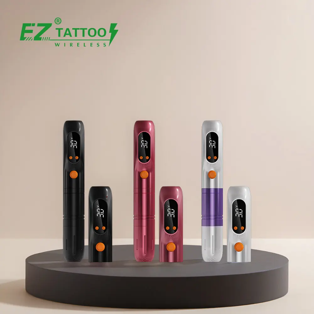 2023 OEM ODM Atacado EZ POPU PMU Elétrica Máquina 3.0mm Stroke Custom Hair Stroke Sobrancelha Tattoo Pen para Nano Strokes