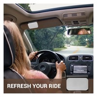 Diffuseur de parfum pour voiture en gypse blanc pur, fixation sur pare-soleil, longue durée, logo personnalisé, commande en gros, OEM ODM