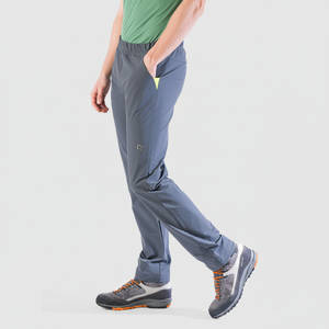 Pantaloni leggeri per Sport invernali Arunzo da uomo traspiranti taglie forti Softshell pantaloni antivento stampati in poliestere intrecciato a pieghe in vita - Product Image 2