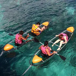 Kayak 2 personnes 3.4M Kayak transparent complet Kayak en cristal clair