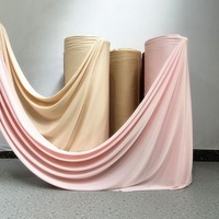 Rideaux en tulle colorés pour la décoration de mariage, les toiles de fond de studio photo, styles coréens/français vintage, utilisables toute l'année