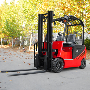 Chariot élévateur électrique à prix avantageux CE EPA Euro 5 pour magasins d'ameublement, chariot élévateur de 2 tonnes, transmission hydraulique, chariot élévateur 4x4 WD - Product Image 4