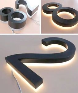 Lettres en relief 3D personnalisées avec rétroéclairage LED, télécommande et contrôle par application, étanches IPX6 pour hôtels, bureaux, magasins de détail - Product Image 4