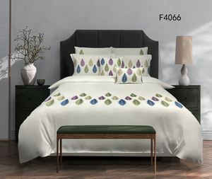 Nuevo diseño hogar bordado <span class=keywords><strong>invierno</strong></span> acolchado sábana <span class=keywords><strong>juego</strong></span> <span class=keywords><strong>de</strong></span> cama tamaño queen - Product Image 1