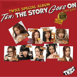 KPOP TWICE SPECIAL ALBUM TEN the Story Goes on CAST Ver. CD Coleccionable Oficial Bluewave Korea Merch de Regalo del Grupo Femenino - Product Image 2