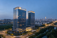 Edificio de Oficinas de Estructura de Acero Prefabricada, Construcción de Oficinas Modulares de Acero de Múltiples Pisos