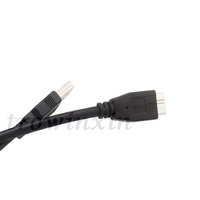 USB 3,0 Dual a macho a Micro-B macho Adaptador de corriente Y Cable para disco duro SATA HDD de 2,5 pulgadas