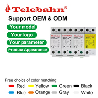 Dispositif de protection contre les surtensions TVSS 255V 25kA 50kA 100kA 200kA T1 SPD 3P+NPE 3 phases TT Protection contre les surtensions SPD