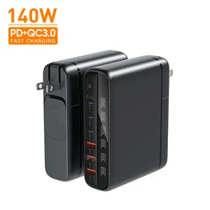 LDNIO A6140C desktop più usb charger station smart phone da parete caricabatterie per cellulare adattatore per laptop