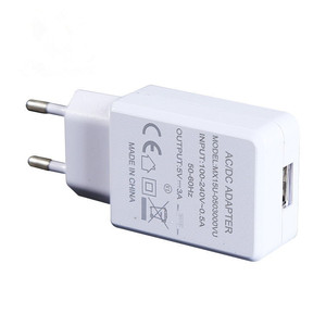 15W EU cắm CE sạc nhanh duy nhất <span class=keywords><strong>USB</strong></span> <span class=keywords><strong>Port</strong></span> Power <span class=keywords><strong>Adapter</strong></span> với OTP <span class=keywords><strong>b</strong></span>ảo vệ 5V 3A Trắng sạc nhanh - Product Image 5