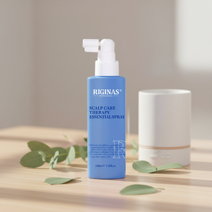 Spray Esencial para el Cuidado del <span class=keywords><strong>Cuero</strong></span> <span class=keywords><strong>Cabelludo</strong></span> de Marca Privada Riginas, Refrescante para el <span class=keywords><strong>Cuero</strong></span> <span class=keywords><strong>Cabelludo</strong></span> con Picazón, Promueve el Crecimiento del Cabello - Product Image 1