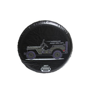 Cubierta de neumático de repuesto <span class=keywords><strong>Jeep</strong></span> <span class=keywords><strong>Wrangler</strong></span> Car 2 con impresión digital Cubiertas de neumático de modelos Bronco <span class=keywords><strong>Jeep</strong></span> <span class=keywords><strong>Wrangler</strong></span> Pattern - Product Image 1