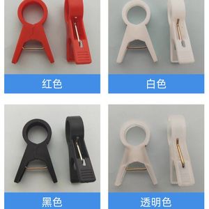 Clips de support pour plantes en plastique, rouge, noir, multicolores, pour la fixation des plantes de jardin, pour la culture des tomates et des concombres en serre - Product Image 3
