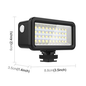Lampu kamera selam tahan air, lampu Fill <span class=keywords><strong>Light</strong></span> kamera Video foto Studio PULUZ 40 LEDs 40m - Product Image 1