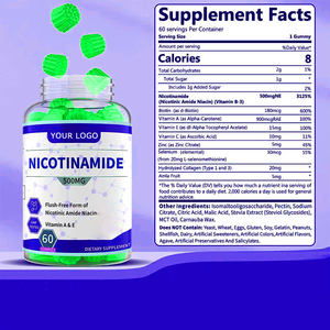 อาหารเสริมไนอาซินนิโคตินาไมด์500มก. วิตามิน B3นิโคตินาไมด์บำรุงผิวฟรี - Product Image 4
