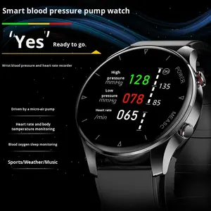 공기 펌프 혈압 심박수 혈중 산소 모니터링 30m 방수 스마트 워치 - Product Image 2