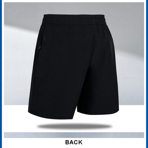 Yaz eğitim spor egzersiz erkekler için kısa pantolon özel logo hızlı kuru rahat spor Fitness şortu - Product Image 4