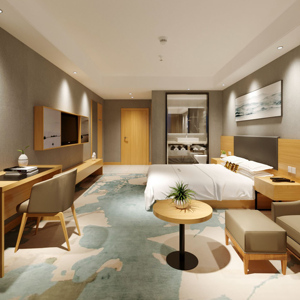 Tùy Chỉnh Hiện Đại <span class=keywords><strong>Twin</strong></span> & Vua Kích Thước Giường & Đầu Giường Bảng Điều Chỉnh Đặt Khách Sạn Đồ Nội Thất Gỗ Bộ Phòng Ngủ - Product Image 6