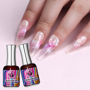 UNIGEL Gel de Uñas Acuarela Efecto Blooming 15ml Sin HEMA TPO Tinta Mármol Gel Polish para Uñas OEM ODM Uso Profesional en Salón Personalizado - Product Image 3