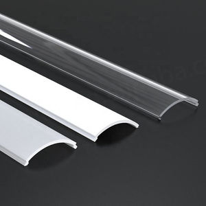 Profils en aluminium pour bande LED V-Slot 6063, fournisseur chinois, 1m 2m 3m, noir, blanc, avec diffuseur en PC en forme de V pour bande LED - Product Image 3