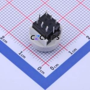 K6-6136D03-N1 Tactile Switch Through hole Component (THT) Switch 1.6N Through Hole 12.5mm 50mA - Product Image 2