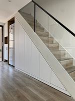 Ensemble d'armoires d'escalier gain de place meubles de maison intérieur sous escalier armoires Solution de stockage pour sous l'escalier