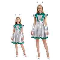 Kostum Cosplay Robot AI Pakaian Pertunjukan Panggung Futuristik