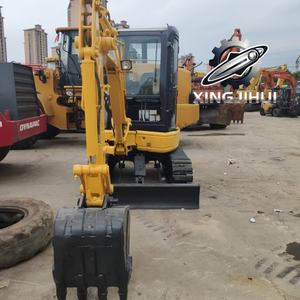 Excavatrice Komatsu 35-3 d'occasion, marque japonaise d'origine, 3 tonnes, petite excavatrice sur chenilles en caoutchouc, mini-excavatrices. - Product Image 2