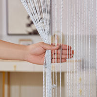 Nouveau Style porte rideau avec grande perle mariage toile de fond rideaux pour arc fête scène cérémonie fond décoration