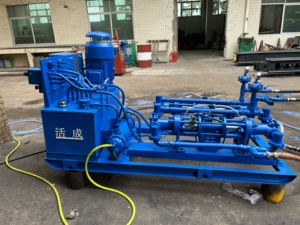 Système de mélange de coulis haute pression pour le remplissage des fondations de tunnels et l'ingénierie minière, injection synchrone à double pompe, moteur 11KW, 100BAR - Product Image 1