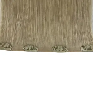 Clip-on Hair Extensions Human Hair for Easy Styling 100% Hair Extensions with Clips for a Full and Voluminous Look